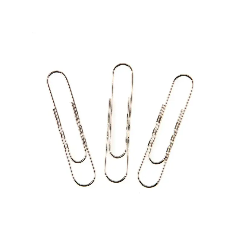 Никелированные гофрированные скрепки Attache 879051