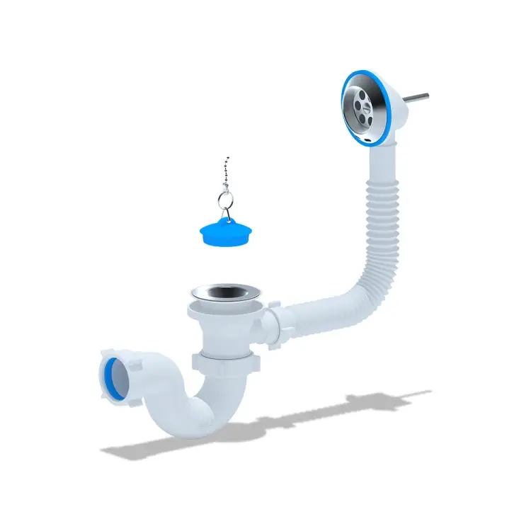 Трубный слив-перелив для ванны АНИ Пласт E150 025-0039