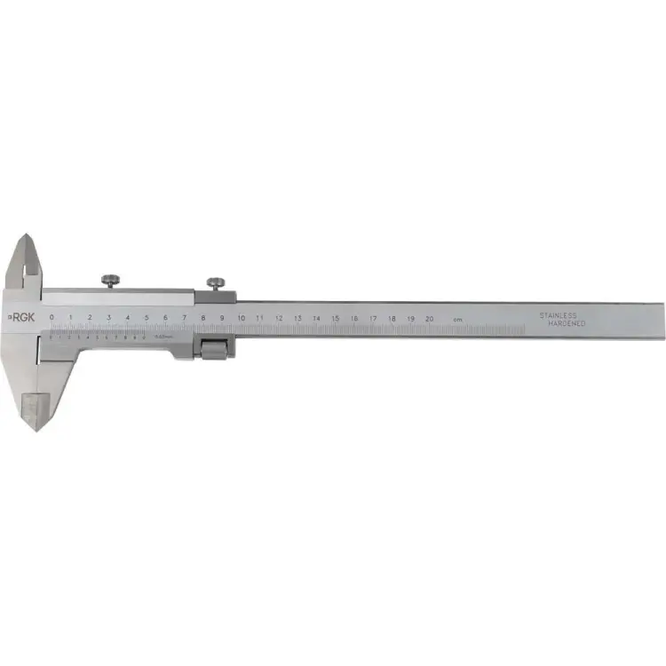 Двусторонний штангенциркуль RGK с микрометрической установкой нониуса SCMM-200 757157