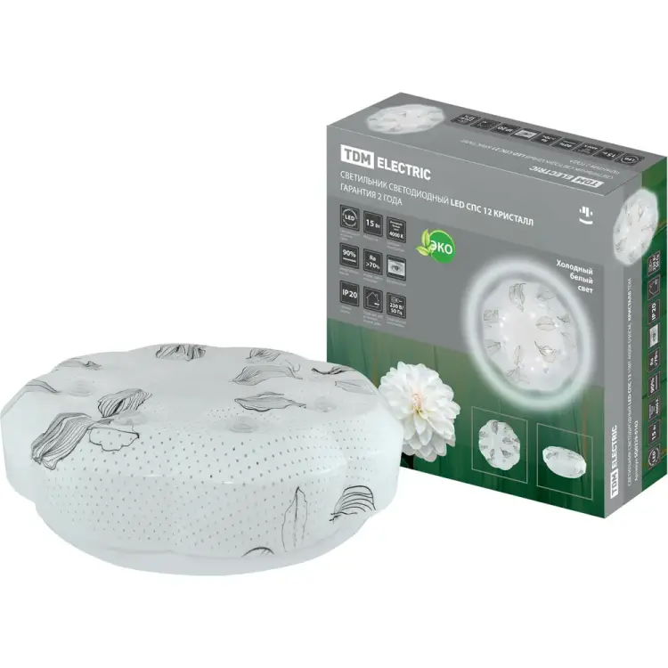 Светодиодный светильник TDM ELECTRIC СПС 12 Кристалл SQ0329-0162