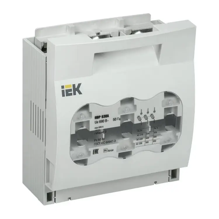 Предохранитель-выключатель-разъединитель IEK SRP-40-3-630 Предохранитель-выключатель-разъединитель IEK SRP-40-3-630