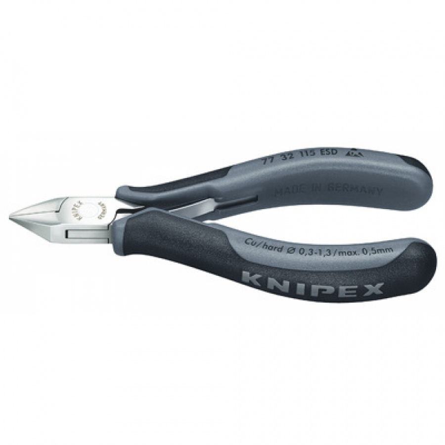 Бокорезы для электроники Knipex KN-7732115ESD