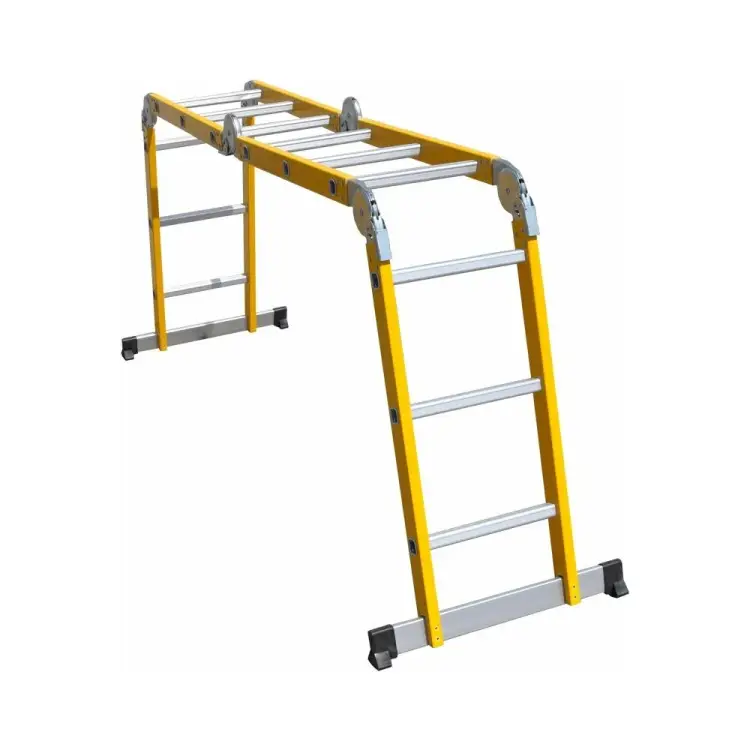 Фибергласовая лестница-трансформер SevenBerg 4x3 F 140443 Фибергласовая лестница-трансформер SevenBerg 4x3 F 140443