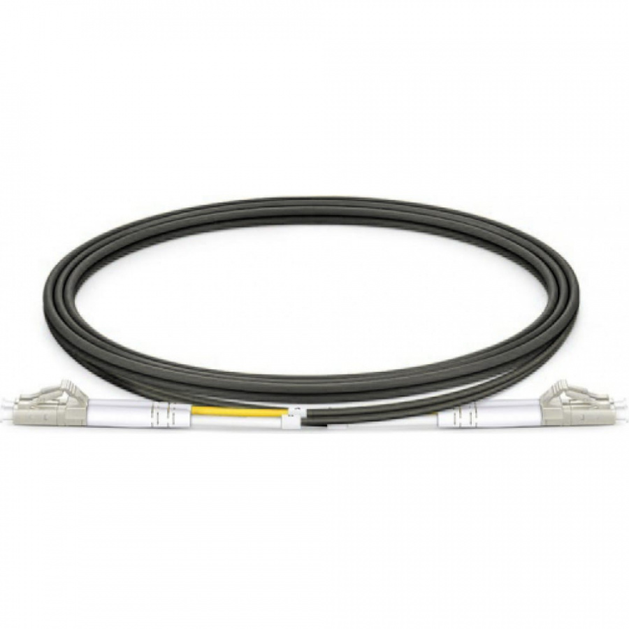Дуплексный оптический патч-корд TopLan DPC-TOP-OM3-LC/P-LC/P-3.0 BK