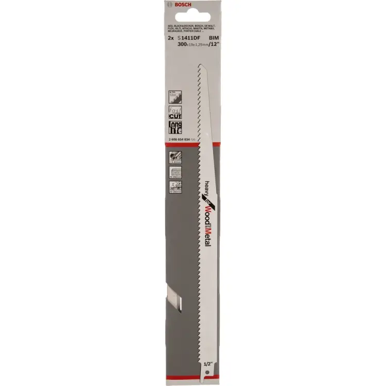 Пилки по металлу и дереву Bosch 2608654834 Пилки по металлу и дереву Bosch 2608654834