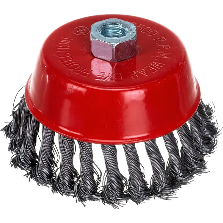 Щетка-чашка для УШМ vertextools 12200-125 Щетка-чашка для УШМ vertextools 12200-125