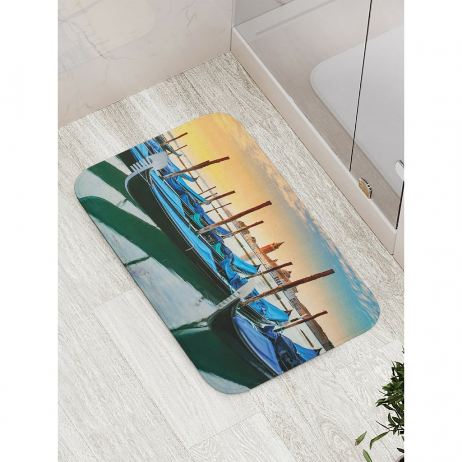 Противоскользящий коврик для ванной, сауны, бассейна JOYARTY Лодочная гавань