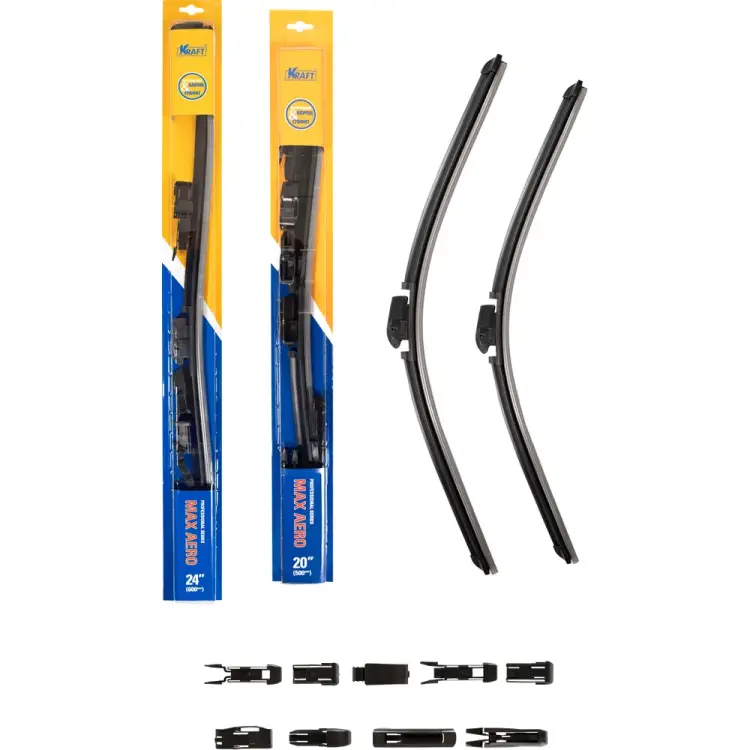 Комплект бескаркасных щеток стеклоочистителя KRAFT 830895