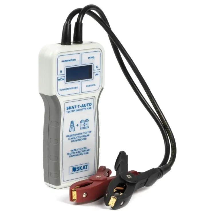 Контроля емкости акб тестер SKAT T-auto 254 Контроля емкости акб тестер SKAT T-auto 254