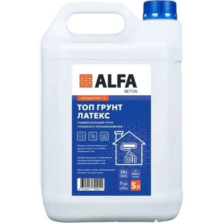 Топ грунт AlfaBet Латекс 20028
