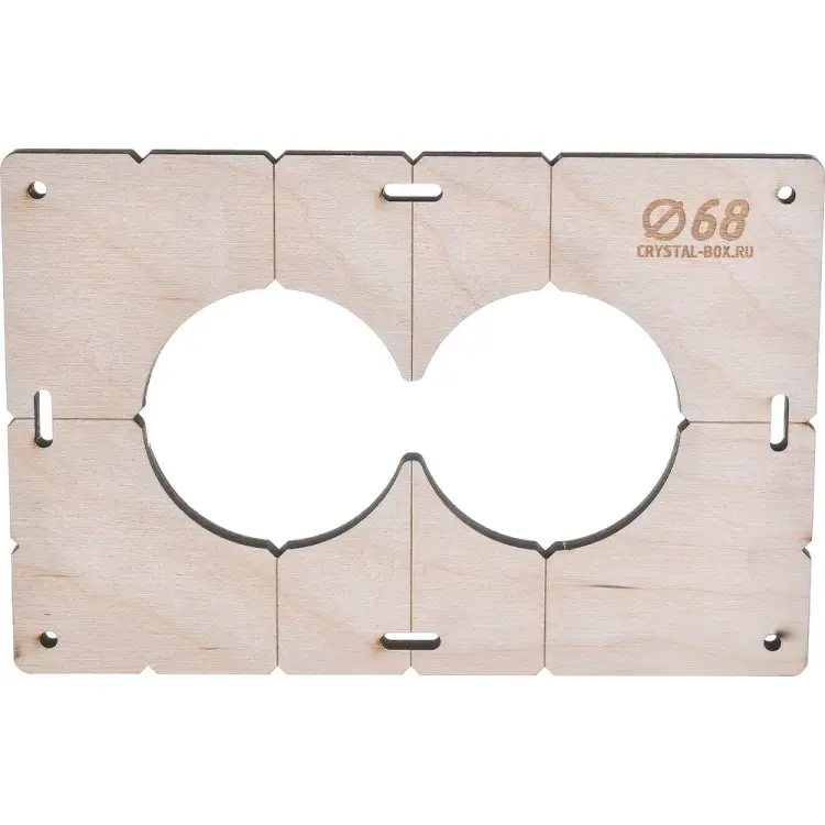 Шаблон для сверления подрозетников РОТОР 2shablon68