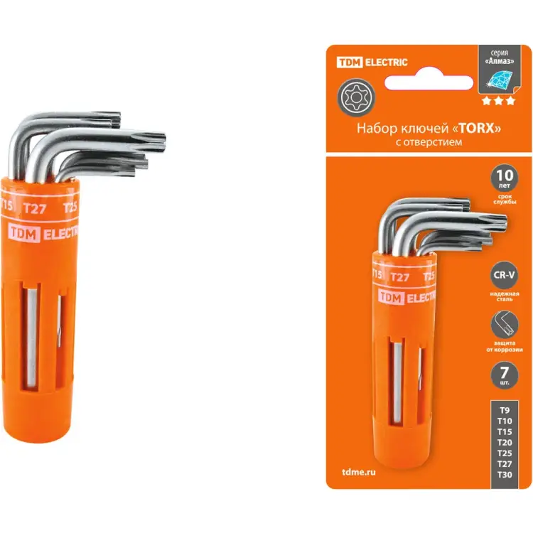 Набор ключей TDM ELECTRIC Алмаз SQ1021-0101