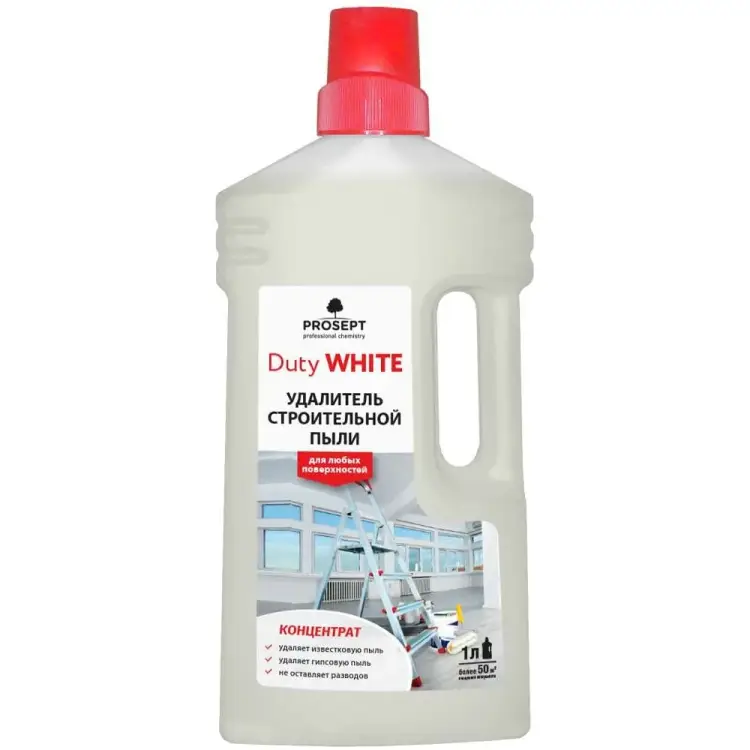 Средство для удаления гипсовой пыли PROSEPT Duty White 124-1