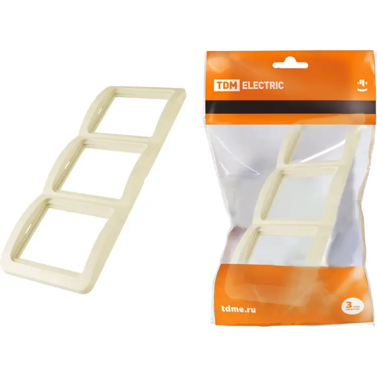 Тройная вертикальная рамка TDM ELECTRIC Валдай SQ1804-0120