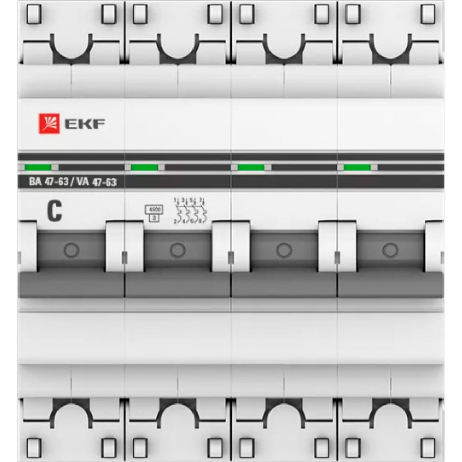 Автоматический выключатель EKF PROxima ВА 47-63