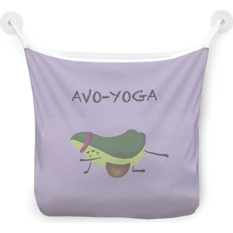 Настенная сетка-органайзер для ванной для игрушек JOYARTY Авокадо на йоге tgb_385270