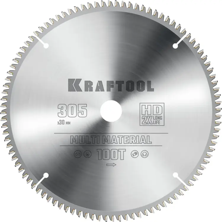 Диск пильный по алюминию KRAFTOOL Multi material 36953-305-30 Диск пильный по алюминию KRAFTOOL Multi material 36953-305-30
