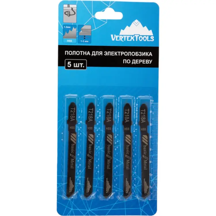 Полотно по металлу для электролобзика vertextools T218A Полотно по металлу для электролобзика vertextools T218A