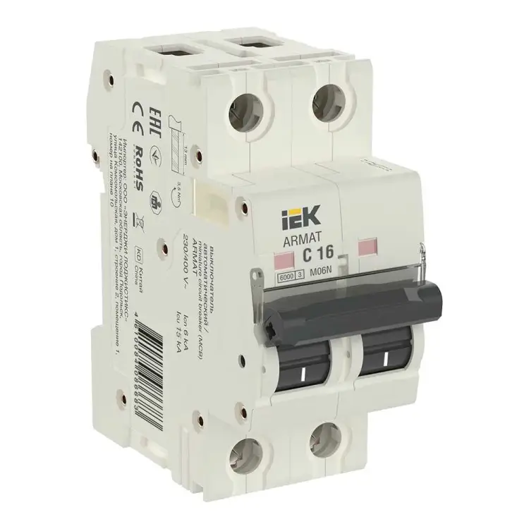 Автоматический выключатель IEK ARMAT M06N AR-M06N-2-C016