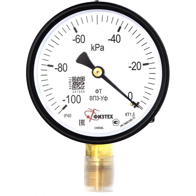 Вакуумметр ПО Физтех, АО ВП3-Уф 4687205178022