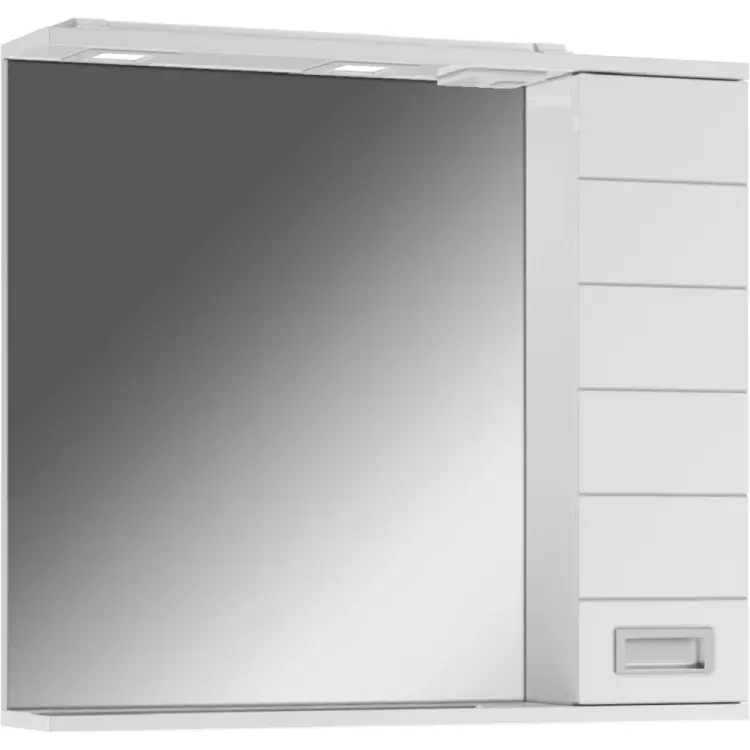 Шкаф-зеркало Домино Cube 75 DC5009HZ