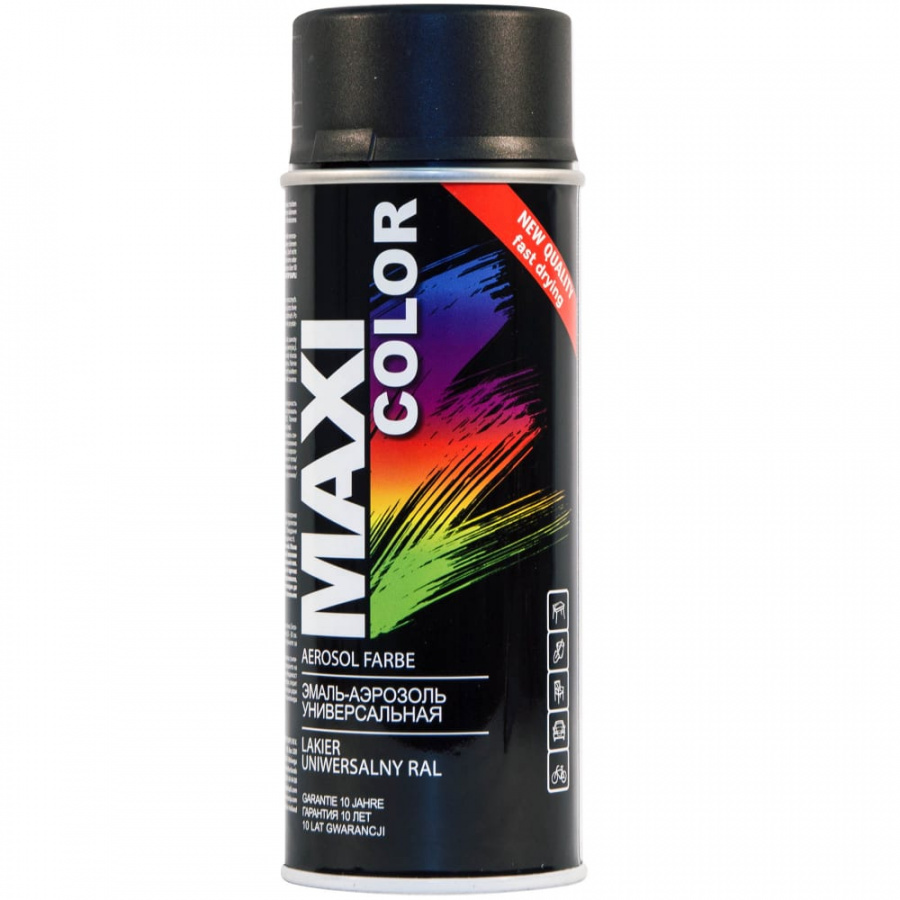 Эмаль-аэрозоль Maxi Color 9005mMX