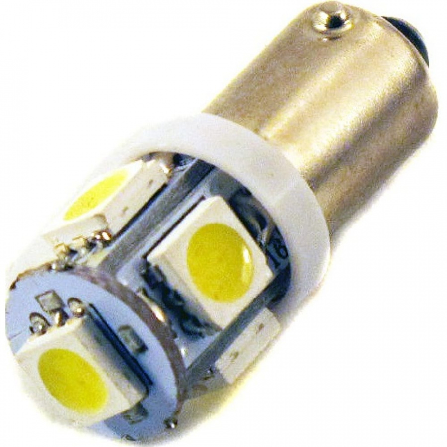 Автомобильная лампочка Вымпел BA9S-T4W 5SMD 5050 WHITE