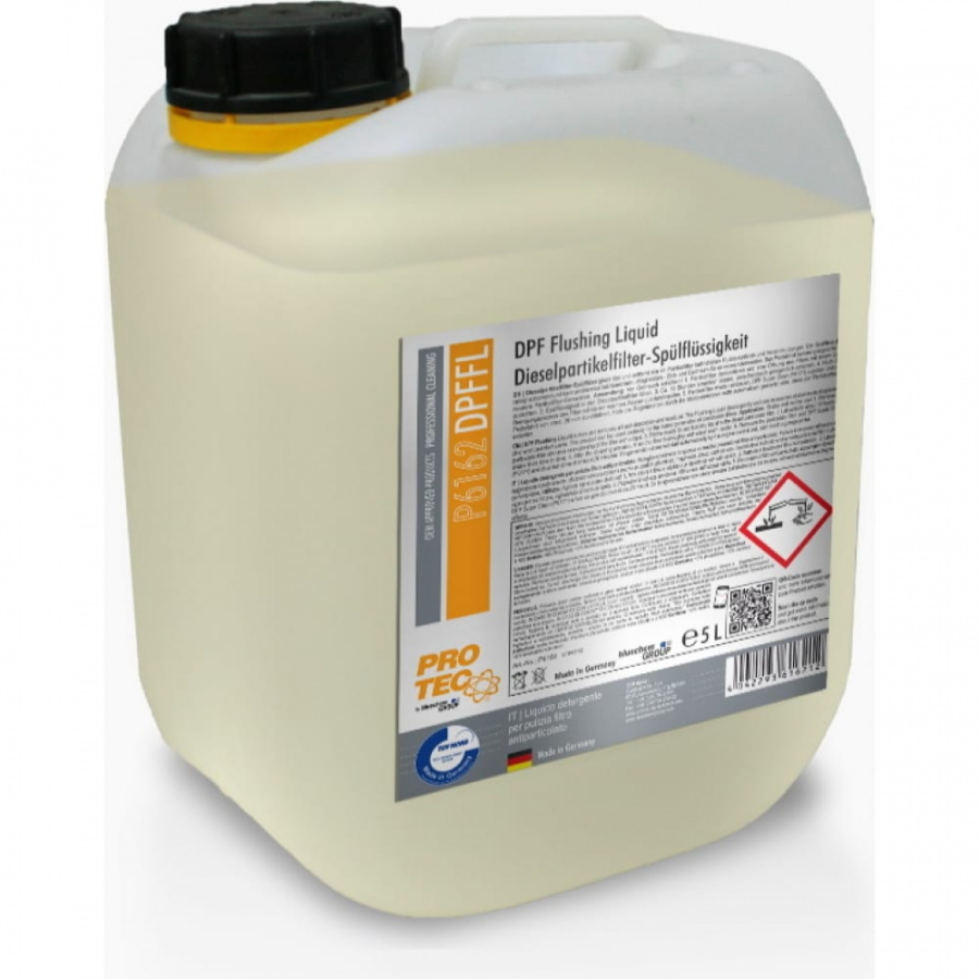 Промывка сажевых фильтров PRO-TEC DPF Flushing Liquid 5 L