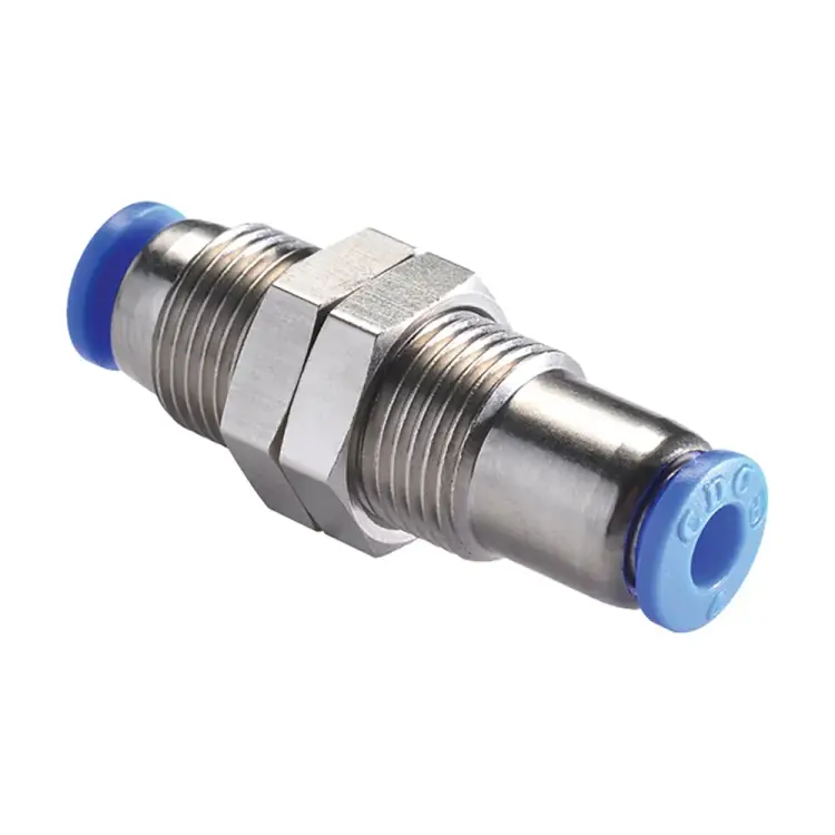 Проходное цанговое соединение CDC Pneumatics SPUM 10 Проходное цанговое соединение CDC Pneumatics SPUM 10