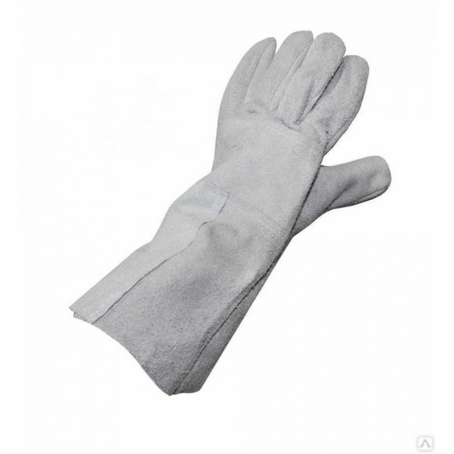 Спилковые пятипалые краги ATLASWELD ATLGLOVES GRAY