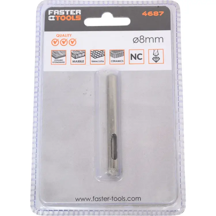 Кольцевая алмазная коронка FASTER TOOLS 4687