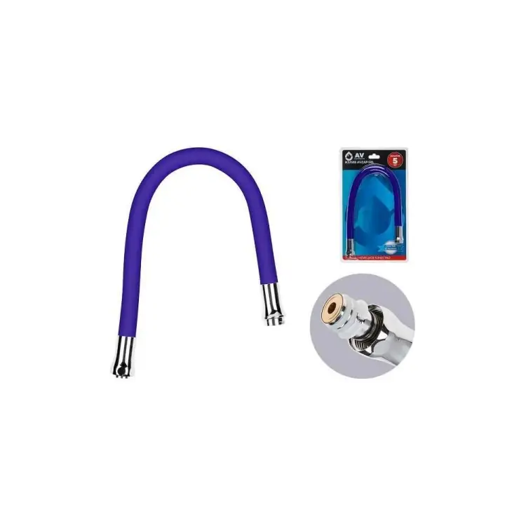 Гибкий излив для смесителя AV Engineering AVZAP-SBL
