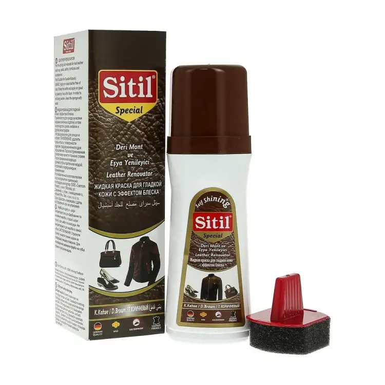 Жидкая краска для гладкой кожи Sitil Leather Renovator 109.02 SMB