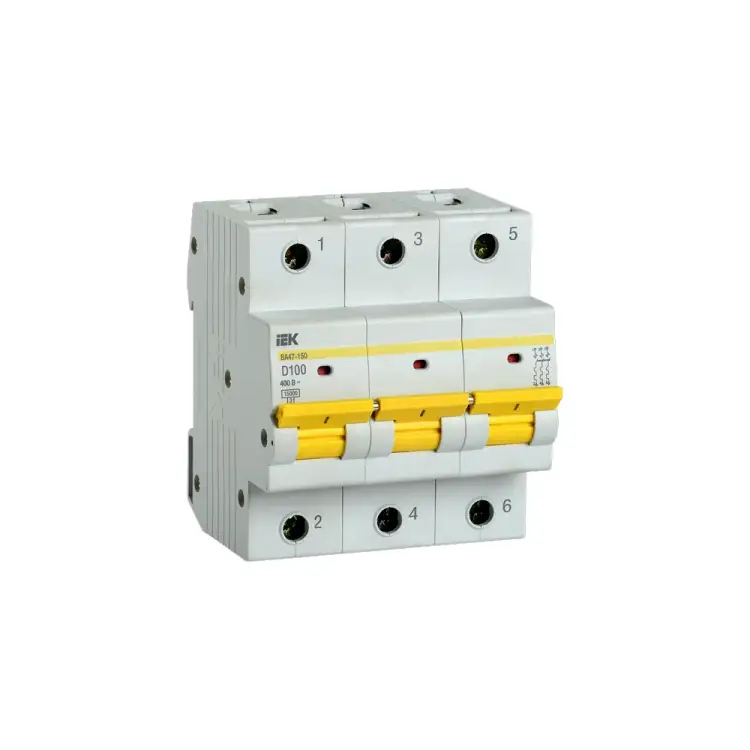 Автоматический выключатель IEK ВА47-150 MVA50-3-100-D