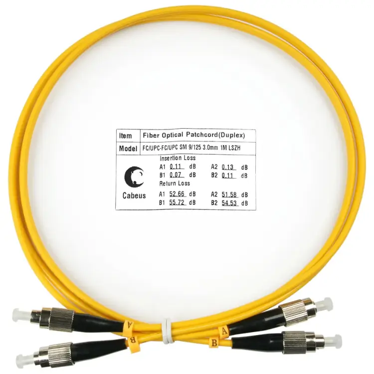 Оптический шнур Cabeus FOP(d)-9-FC-FC-25m