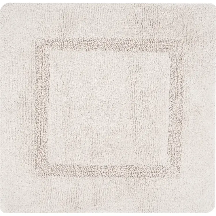 Хлопковый коврик для ванной комнаты FORA BRICKS WHITE FOR-BRK60-60W