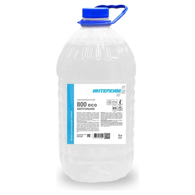 Средство для ручного мытья посуды ИНТЕРХИМ 5 л ih87155