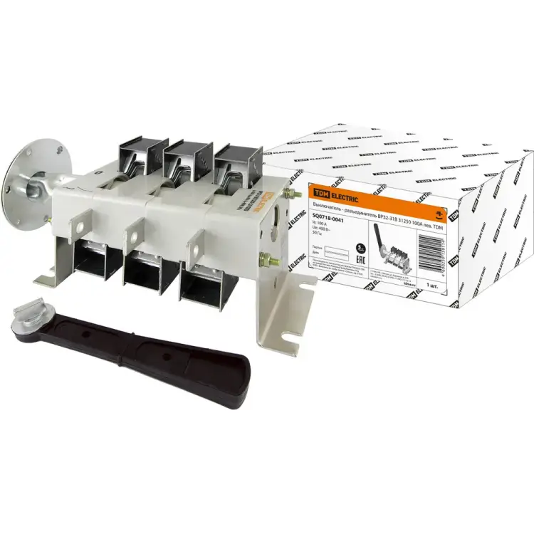 Выключатель-разъединитель TDM ELECTRIC ВР32-31В 31250 100А левый SQ0718-0041