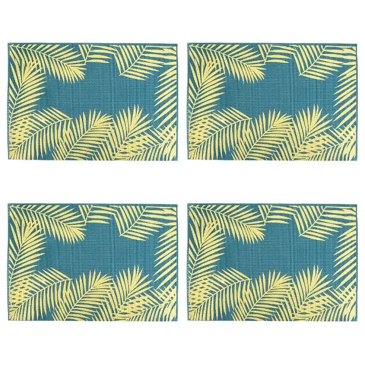 Набор сервировочных салфеток Nouvelle Папоротник бирюзовый 9903339-1-Н4