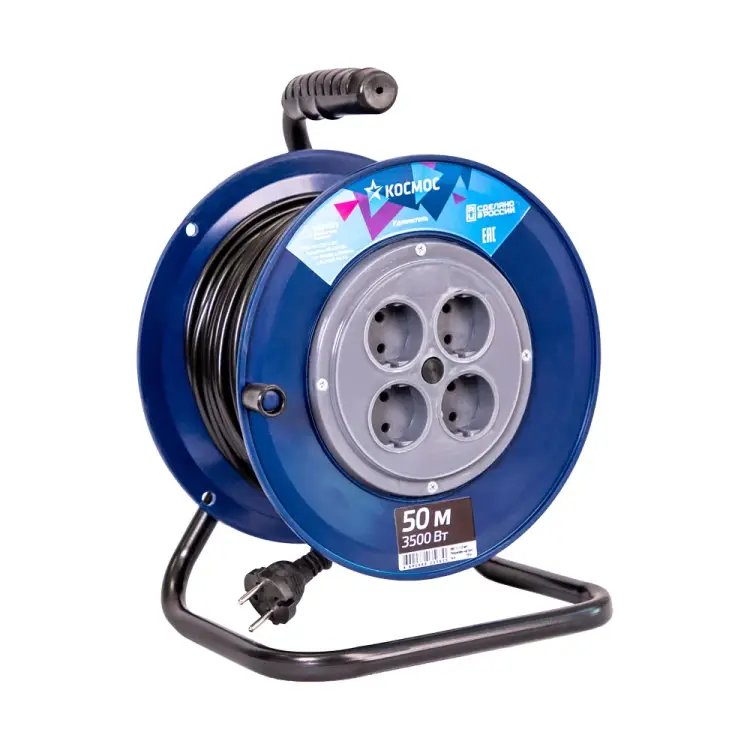 Удлинитель КОСМОС YKKsm50m-4g(16A)
