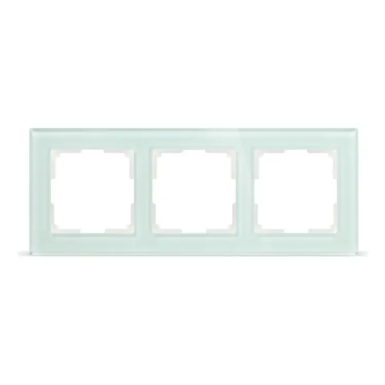 Трехместная рамка Smartbuy Нептун SBE-05i-Glass-FR-3