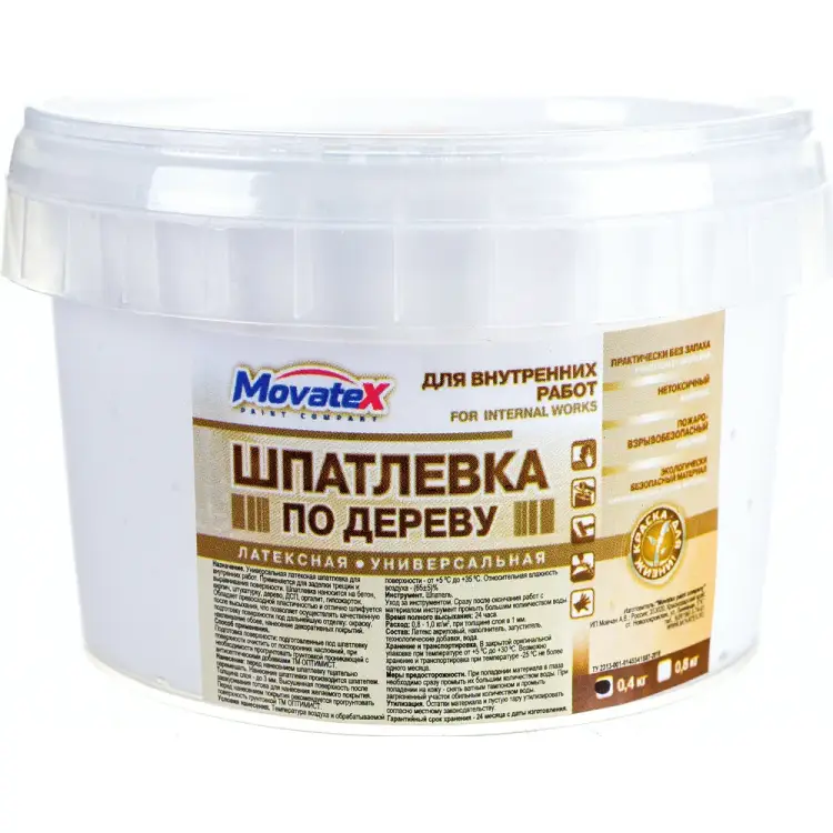 Шпаклевка по дереву Movatex Т02353