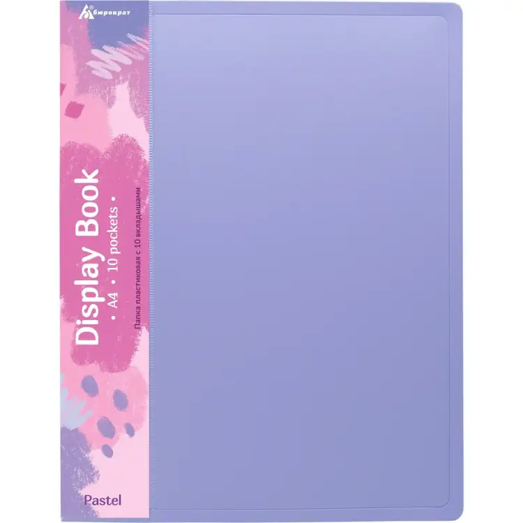 Папка Бюрократ Pastel 1604732