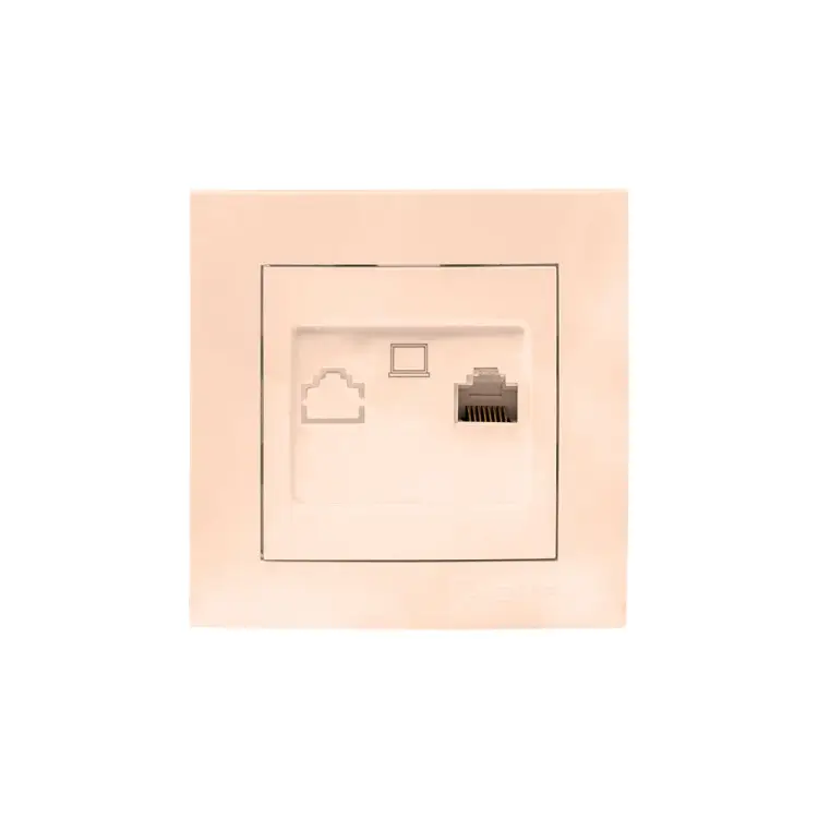 Одноместная компьютерная розетка EKF Валенсия PROxima EWK01-035-20