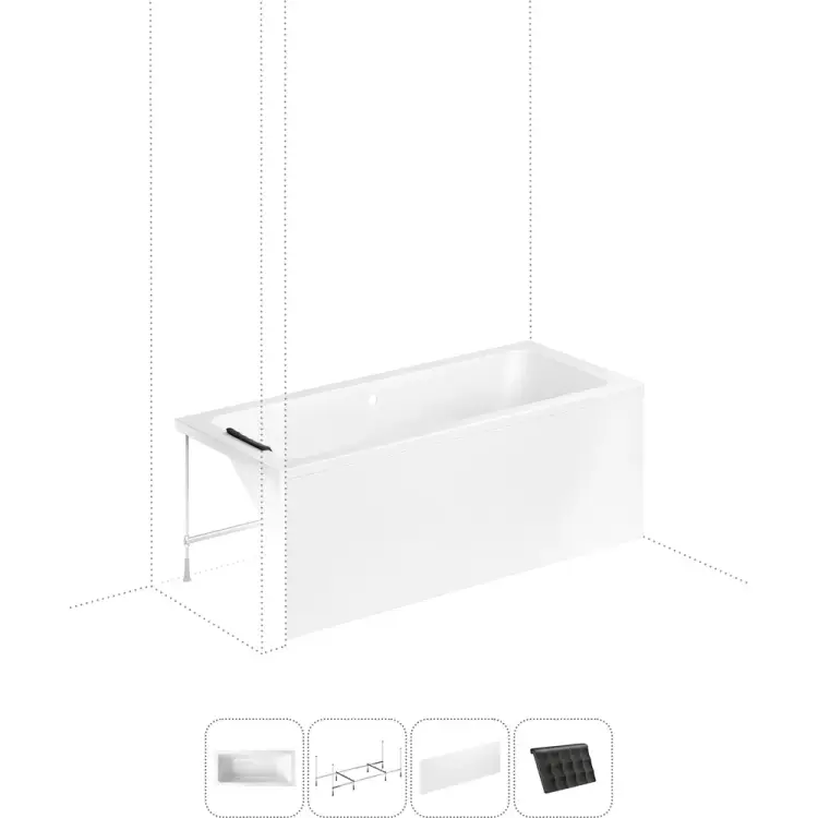 Акриловая ванна Lavinia Boho Pure S2-3710075P