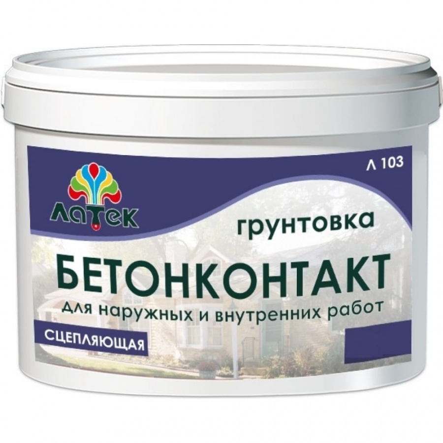 Сцепляющая грунтовка ЛАТЕК Л103 Бетонконтакт