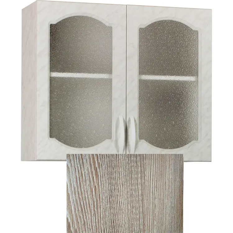 Шкаф для посуды SANTREK 60 Ель (со стеклом) фасад МДФ 64220