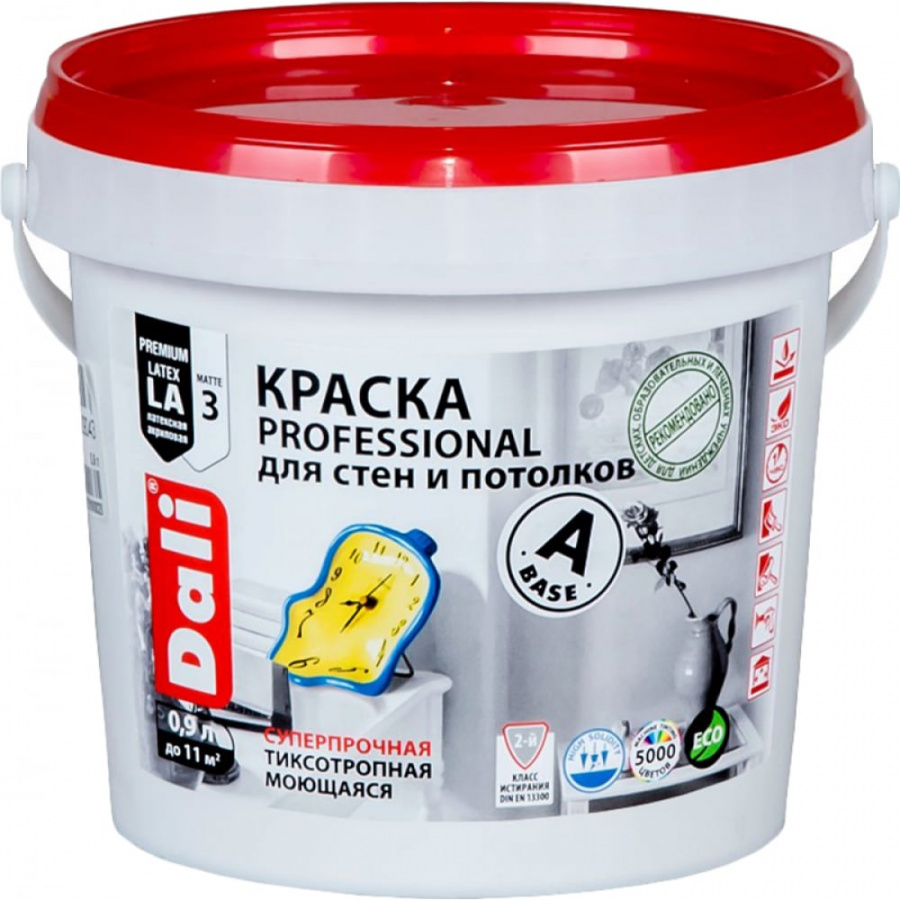 Акриловая краска для стен и потолков DALI Professional 3