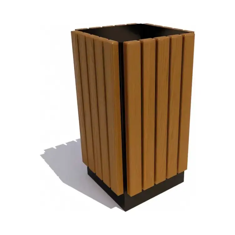 Уличная урна 7 скамеек Вертикаль 67023/ВЕРТ/9005/С_ТИК