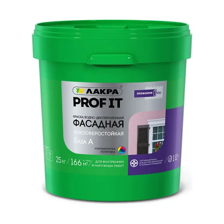 Фасадная краска ЛАКРА PROF IT Лк-00008181 Фасадная краска ЛАКРА PROF IT Лк-00008181